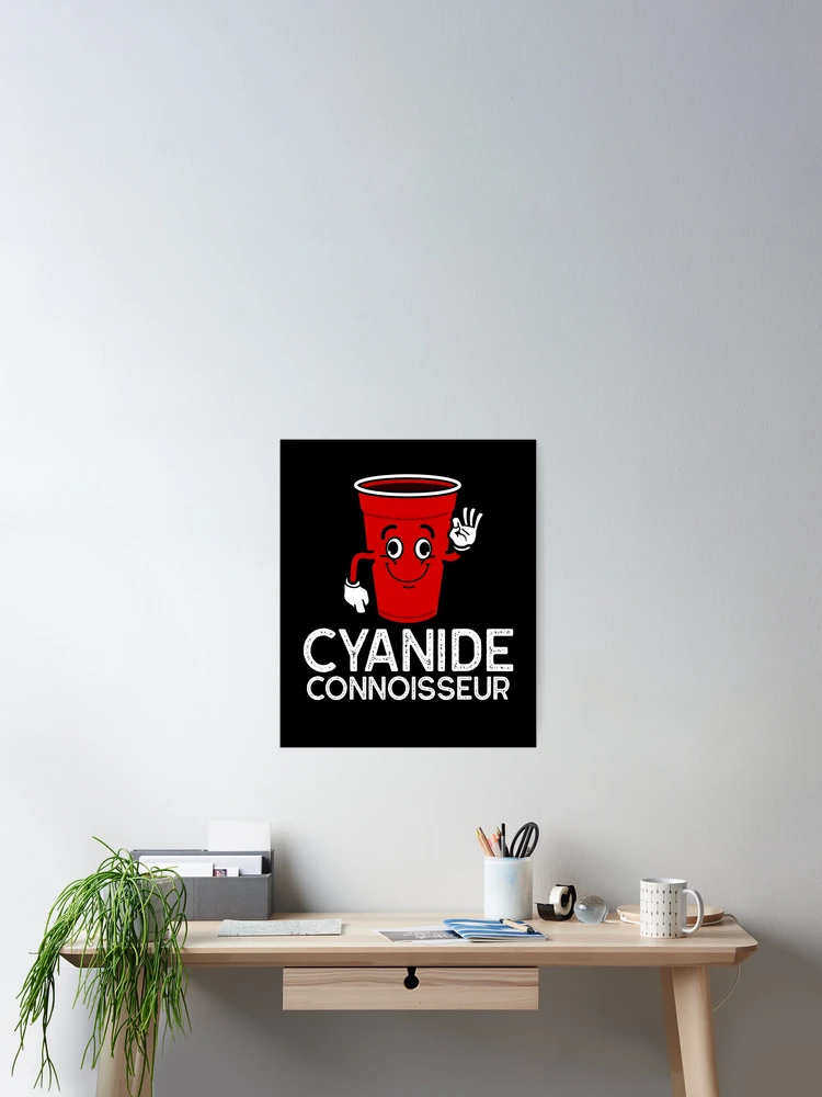 Thumbnail 2 von 3, Poster, Cyanide Connoisseur - Nihilismus für nihilistisches Design designt und verkauft von Shirtlify.