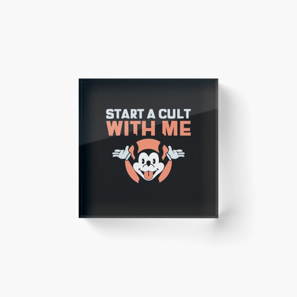 Artikelvorschau, Starten Sie einen Kult mit mir - Lustiges Kult-Design entworfen und verkauft von Shirtlify.