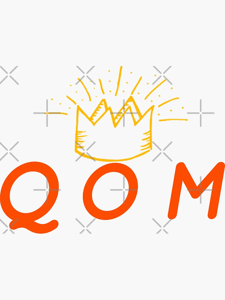 Thumbnail 3 of 3, Sticker, Strava QOM Champion designed and sold by Raw Creative Prints.
