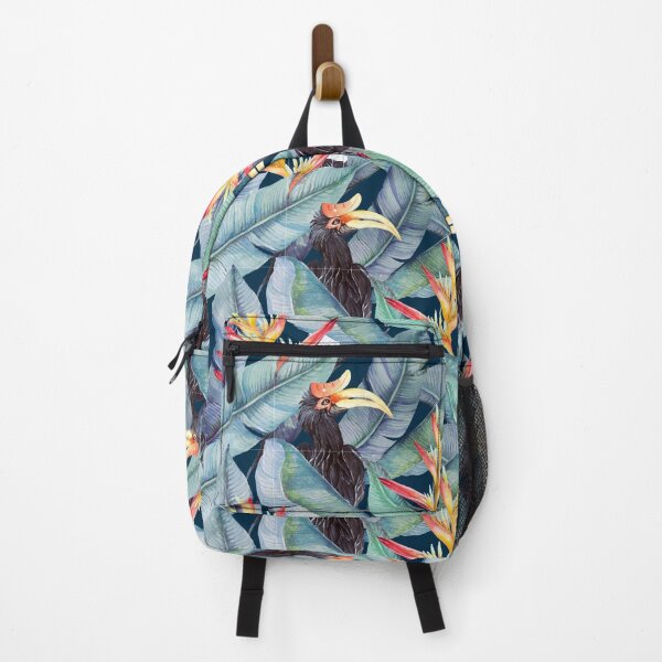 Item preview, Bird of Paradise Tropical Vibe Leafy Pattern designed and sold by urban-color.