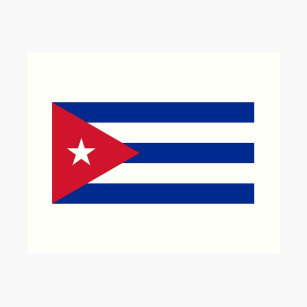 Aperçu de l'œuvre Drapeau Cuba créée et vendue par WorldFlagCo.