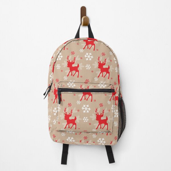 Item preview, Red Reindeer Pattern onTan Background designed and sold by PirateAvocado.