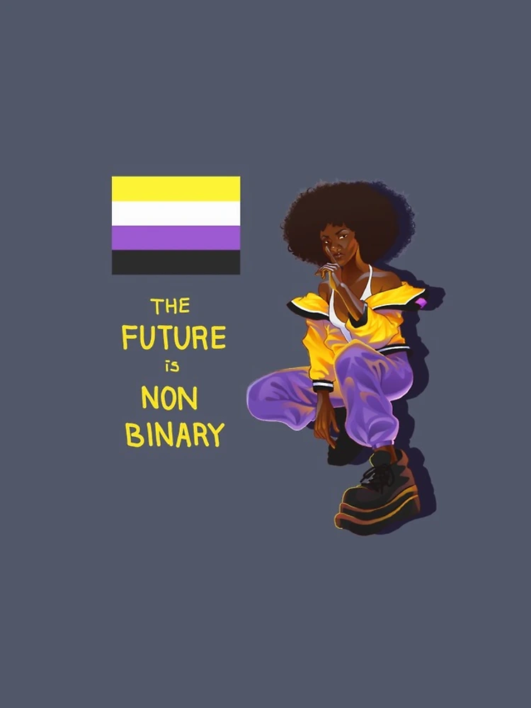 Thumbnail 4 of 4, iPhone Case, Nonbinary is the Future designed and sold by AnoukVitte.
