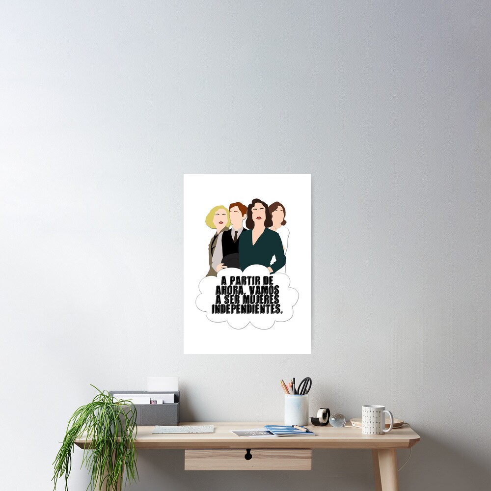 Vista previa del artículo con la obra «Póster», diseñado y vendido por MaiSeries.