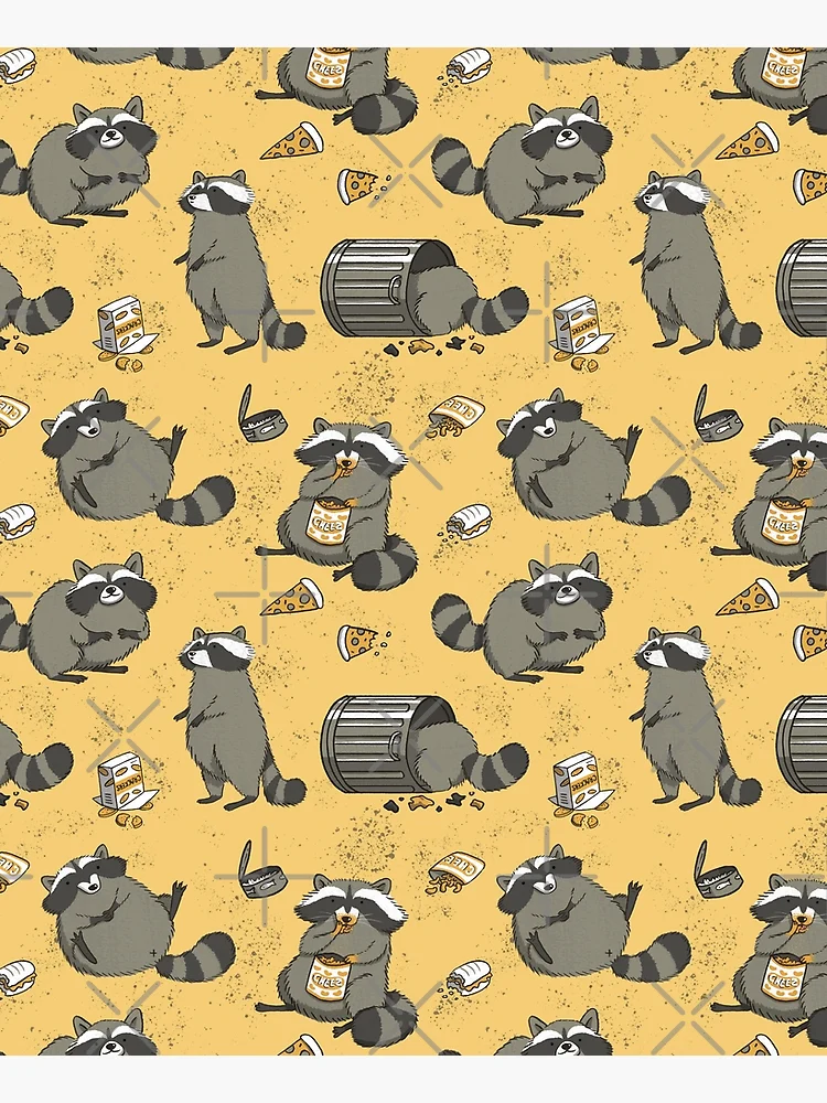 Thumbnail 6 of 6, Apron, Rascally Raccoons designed and sold by emseeitch.