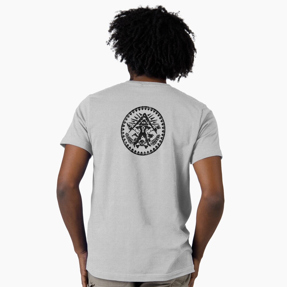 Vista previa del artículo con la obra «Camiseta de cuello en V», diseñado y vendido por Vinemans.