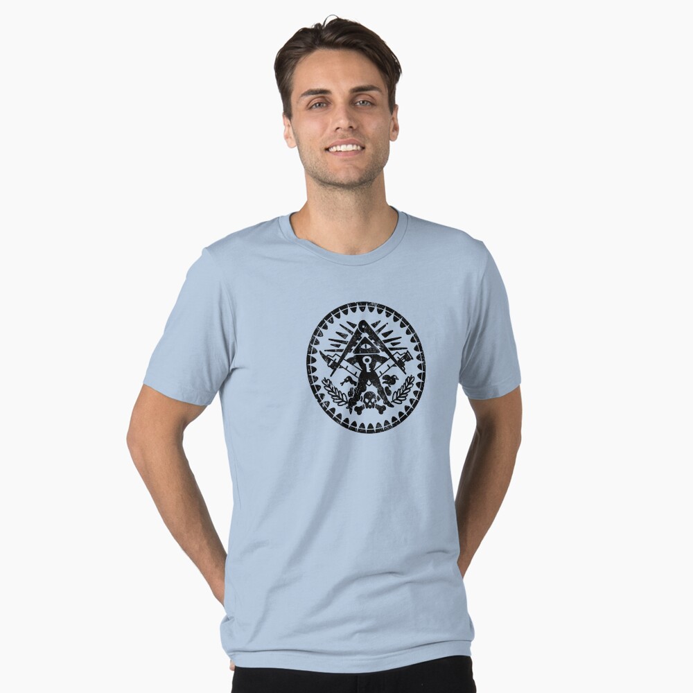 Vista previa del artículo con la obra «Camiseta vintage con efecto desgastado», diseñado y vendido por Vinemans.