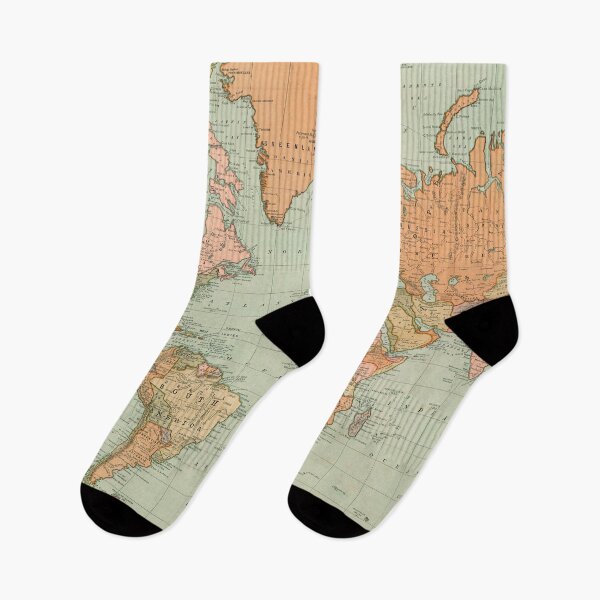 Item preview, 1904 mapa del mundo vintage designed and sold by Gin Neko.