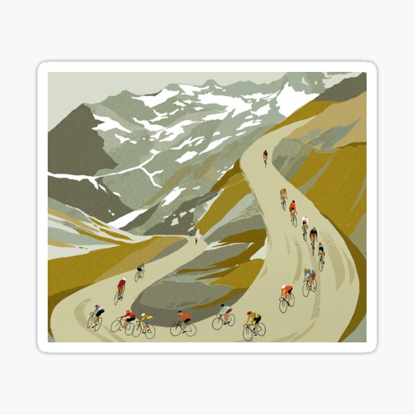 Aperçu de l'œuvre Descente de la montagne à vélo créée et vendue par AlyssoCharm.