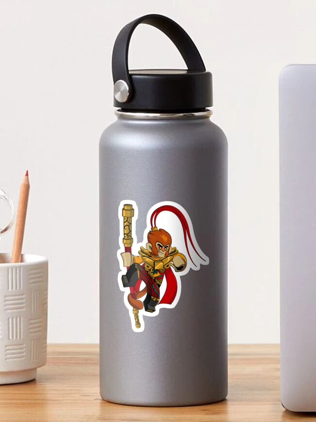 Thumbnail 1 of 3, Sticker, King Monkey designed and sold by Design-Busuk.