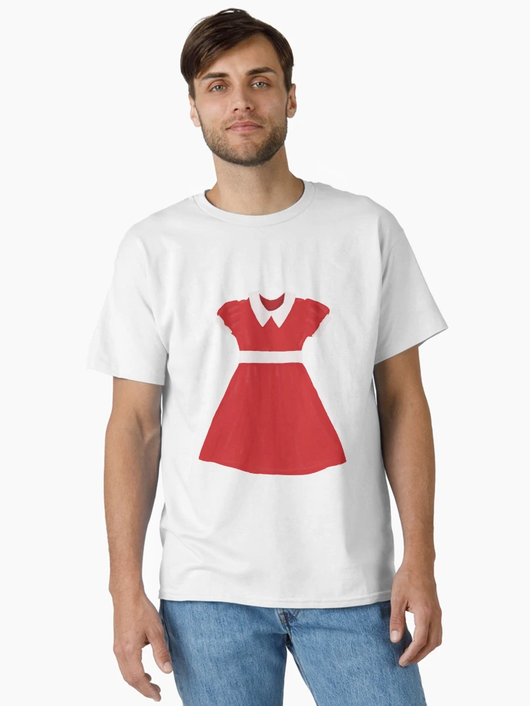 Aperçu 2 sur 7. T-shirt classique avec l'œuvre Robe Annie créée et vendue par Becky-Marie.