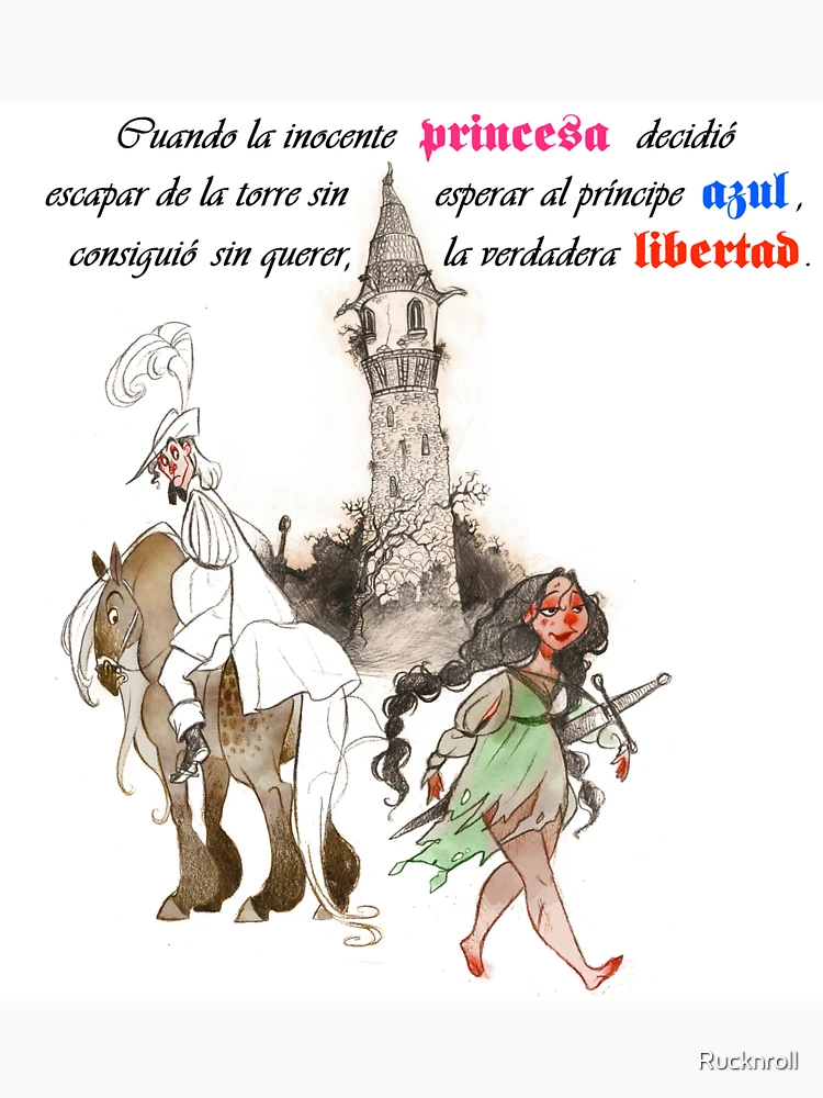 Imagen 7 de 7, Camiseta clásica con la obra Princesa, diseñada y vendida por Rucknroll.