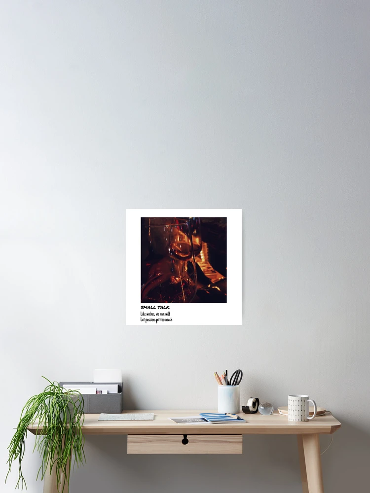 Thumbnail 2 of 3, Poster, Small Talk designed and sold by lyricaldesigns6.