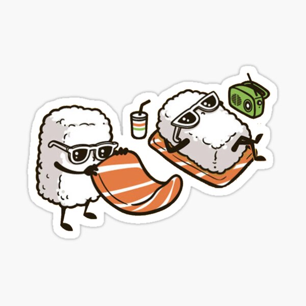 Item preview, Sushi en la playa designed and sold by Ares286.