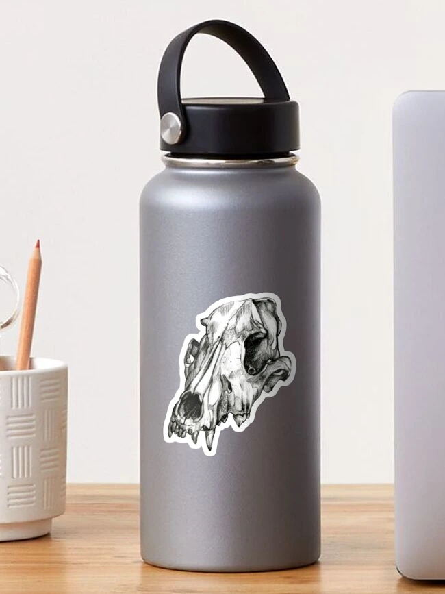 Thumbnail 1 of 3, Sticker, Canine Skull designed and sold by Pip Tacla.