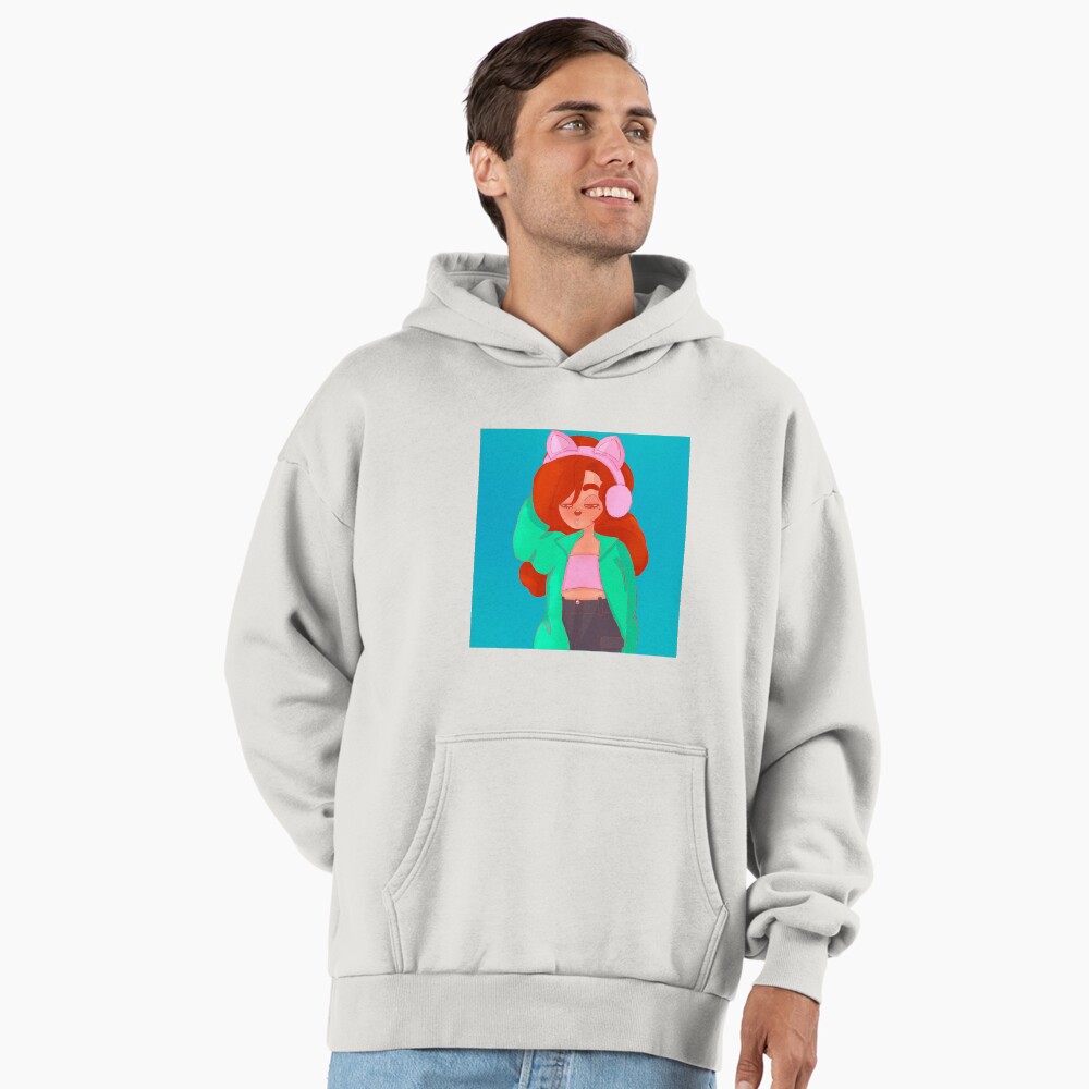 Vista previa del artículo con la obra «Sudadera con capucha oversize prémium», diseñado y vendido por MoxiesCorner.