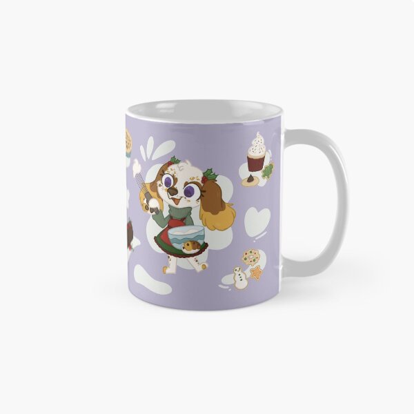 Item preview, Buttercup Holiday Treat Mug Design in Lilac designed and sold by BakeUpButtercup.