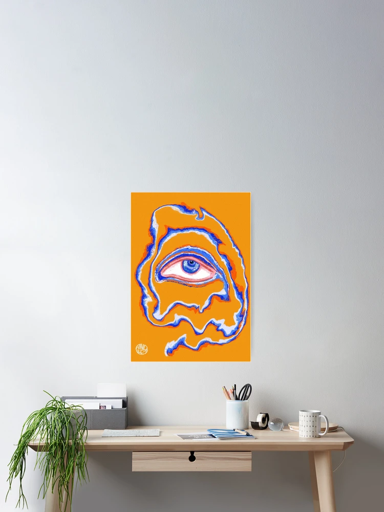 Imagen 2 de 3, Póster con la obra Ojo derretido, diseñada y vendida por andrrreeew.