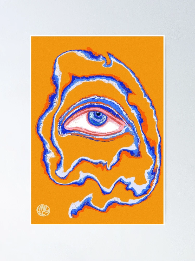 Imagen 1 de 3, Póster con la obra Ojo derretido, diseñada y vendida por andrrreeew.
