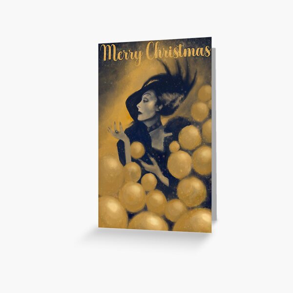 Item preview, Marlene Dietrich Feliz Navidad designed and sold by Jaz Welsby.