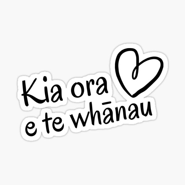 Aperçu de l'œuvre Kia ora et te whānau créée et vendue par CreateShape.