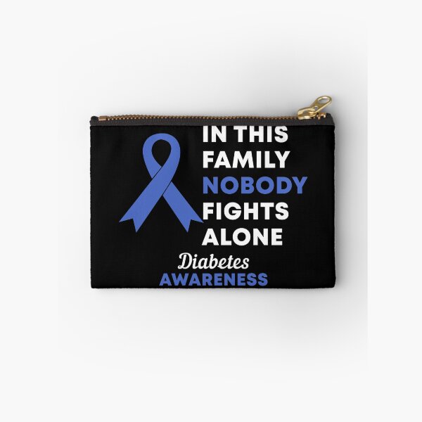 Item preview, In This Family Nobody Fights Alone Diabetes Awareness designed and sold by Color-Sparkle.