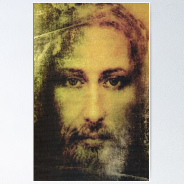 Aperçu de l'œuvre Saint Suaire, visage de Jésus, Suaire de Turin, Jésus-Christ, Jésus Trinité créée et vendue par AMDG Line.