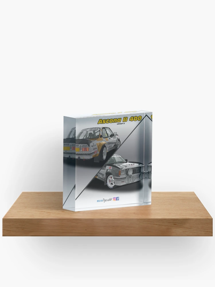 Thumbnail 2 of 5, Acrylic Block, Opel Ascona B 400 Group B designed and sold by pjesusartrb.