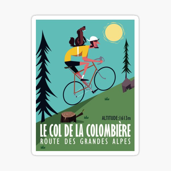 Aperçu de l'œuvre Affiche LE COL DE LA COLOMBIÈRE créée et vendue par Gary Godel.