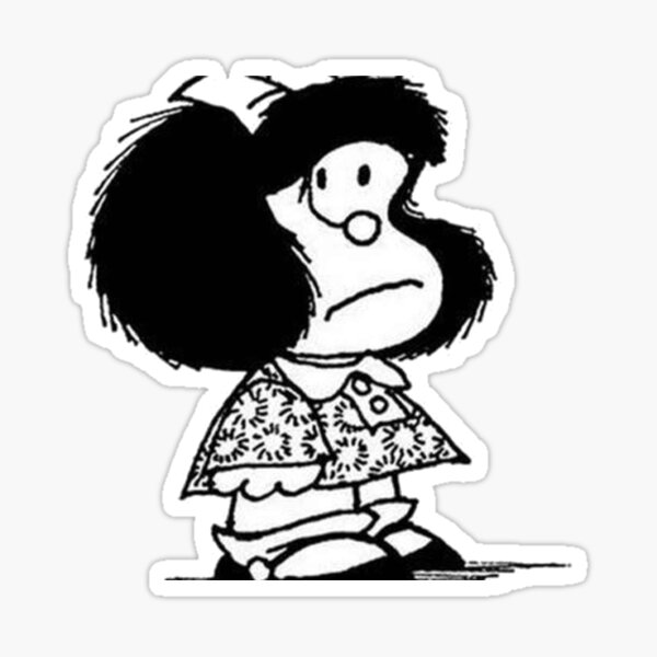 Item preview, Mafalda Quino designed and sold by GoldenTicketer.