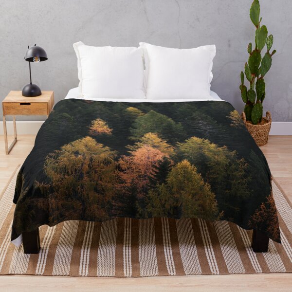 Item preview, Enchanting Autumn Pine Trees Forest Landscape designed and sold by Simi2020.