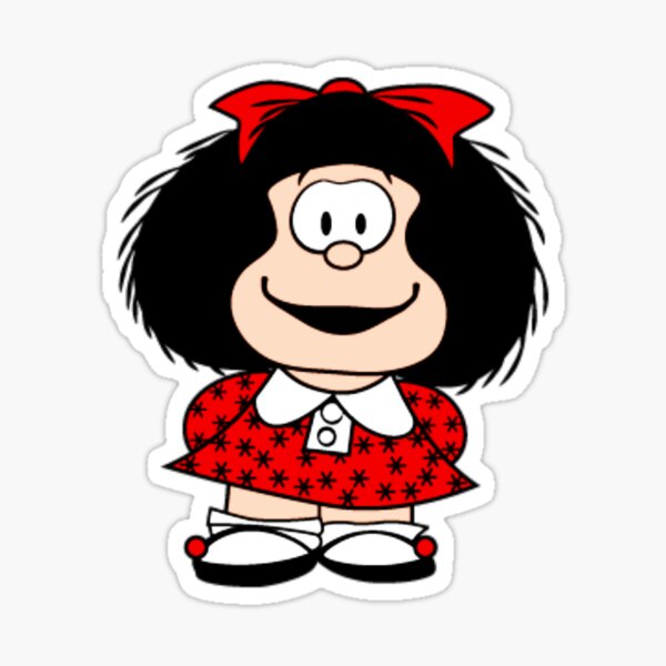 Item preview, Mafalda Quino designed and sold by GoldenTicketer.