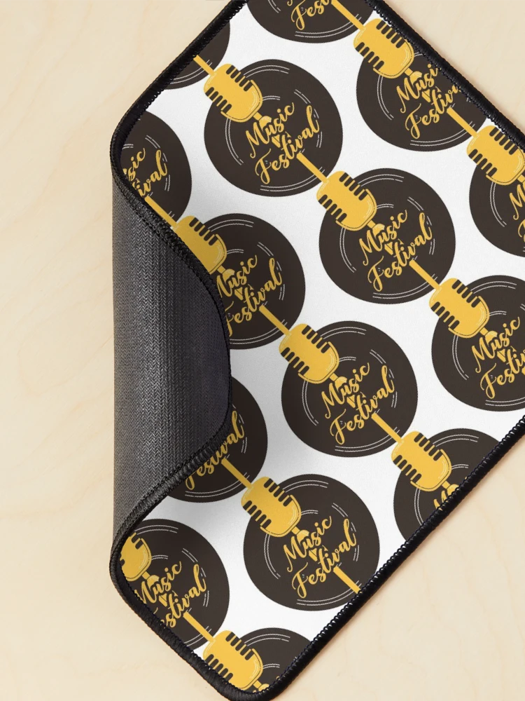 Thumbnail 2 of 5, Mouse Pad, Funny Microphone designed and sold by so01.