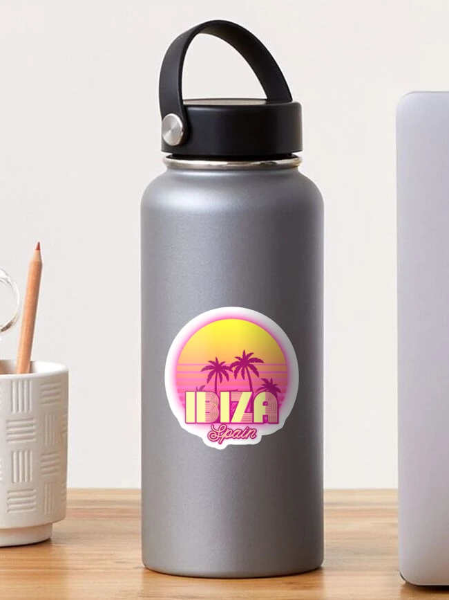Thumbnail 1 of 3, Sticker, Ibiza retro wave designed and sold by chrlalexandru.