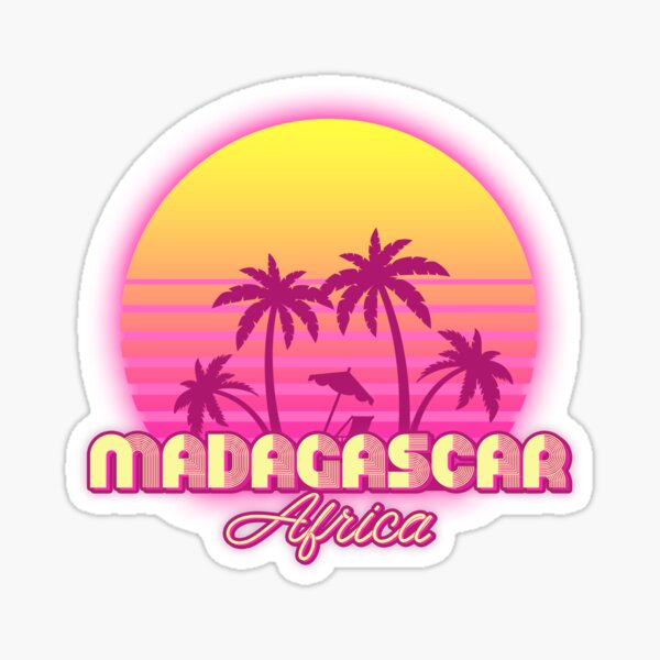 Aperçu de l'œuvre Madagascar retro wave créée et vendue par chrlalexandru.