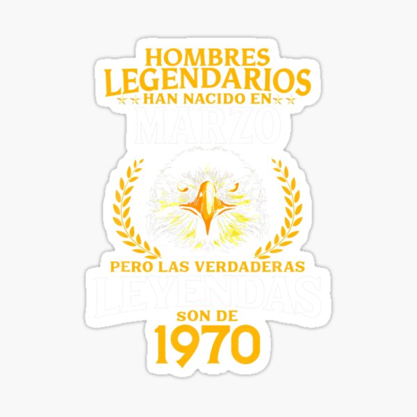 Item preview, Cumplea os Marzo 51 A os Leyendas de 1970 51st Birthday designed and sold by GinaDrake.