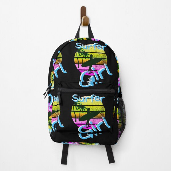 Item preview, Surfer Girl Surfing Gift for Girls Retro Surfboard 80s Sunset Surf designed and sold by tgulko.