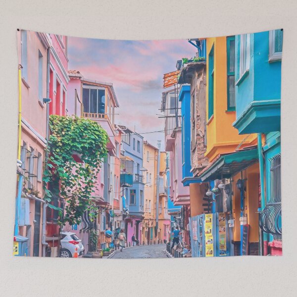 Aperçu de l'œuvre Rues d'Istanbul Turquie créée et vendue par Sofia-Draws.