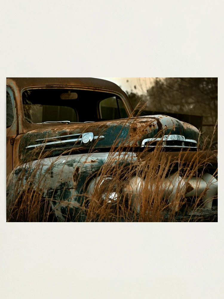 Thumbnail 1 von 3, Fotodruck, Verlassen 1952 Ford F-1 Pickup designt und verkauft von mal-photography.