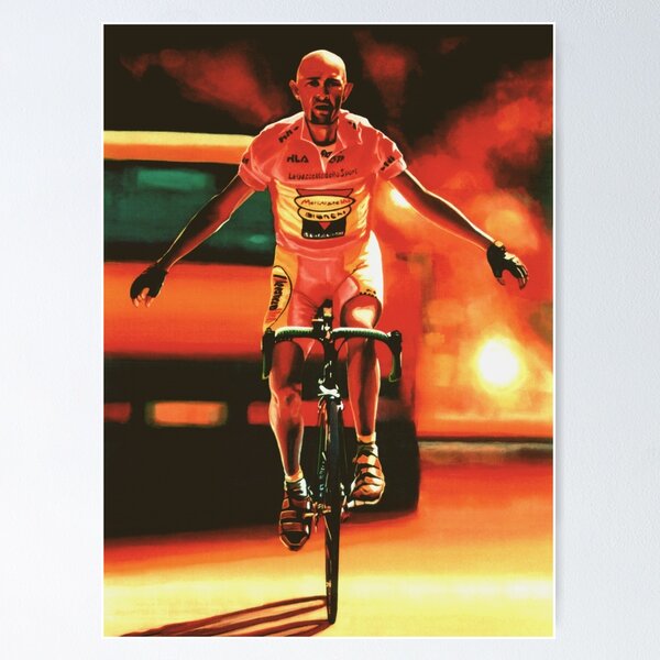 Item preview, Marco Pantani Painting designed and sold by PaulMeijering.