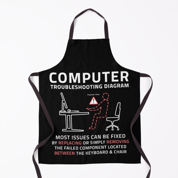 Item preview, Funny Computer IT Troubleshooting Repair Guide Sarcastic PC MAC designed and sold by FunWearVM.