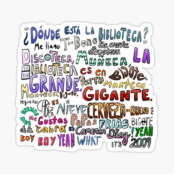Item preview, Español 101 Rap designed and sold by AlexShop80.