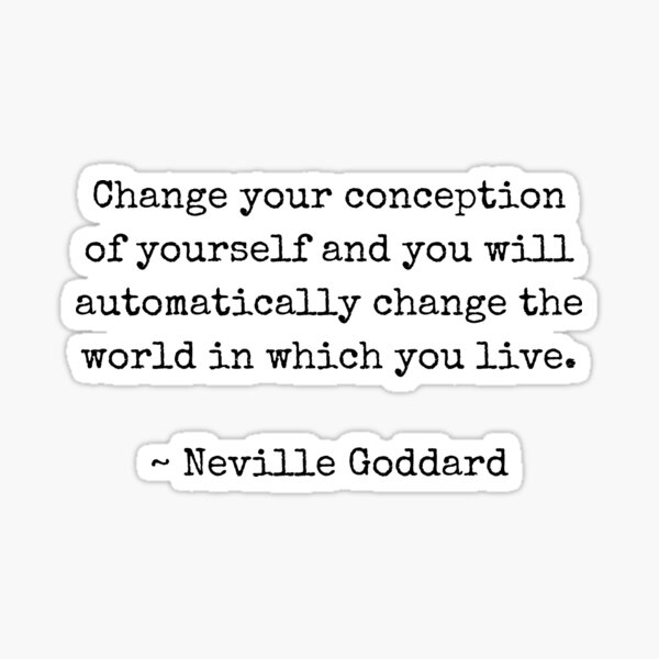 Aperçu de l'œuvre Citation de Neville Goddard, Loi de l'Assomption, Loi de l'Attraction créée et vendue par MamaSweetea.