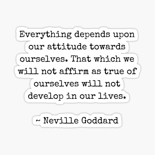Aperçu de l'œuvre Citation de Neville Goddard, Loi de l'Assomption, Loi de l'Attraction créée et vendue par MamaSweetea.