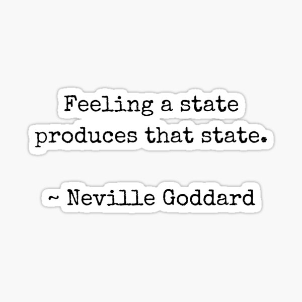Aperçu de l'œuvre Citation de Neville Goddard, Loi de l'Assomption, Loi de l'Attraction créée et vendue par MamaSweetea.