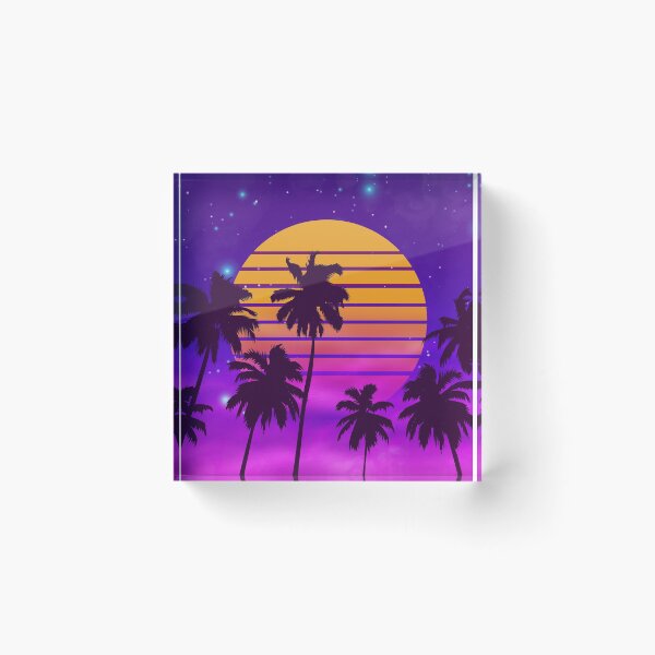 Item preview, Retroondas al atardecer brumoso designed and sold by MaiZephyr.