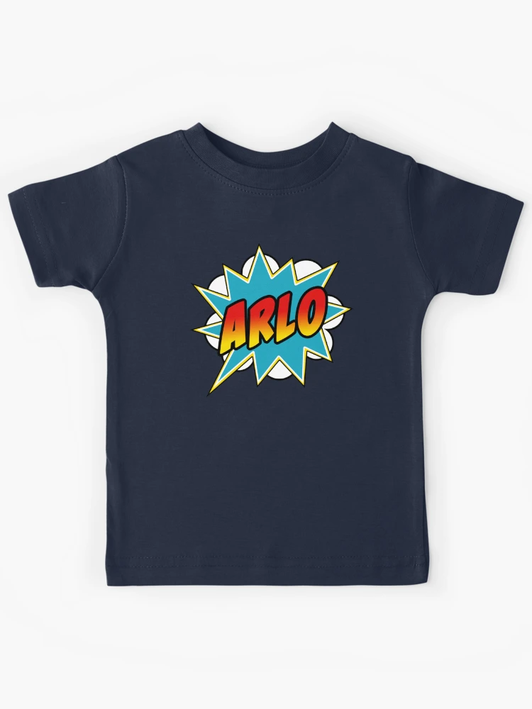 Thumbnail 1 of 2, Kids T-Shirt, Boys Arlo Comic Book Superhero Name designed and sold by Rixta82.