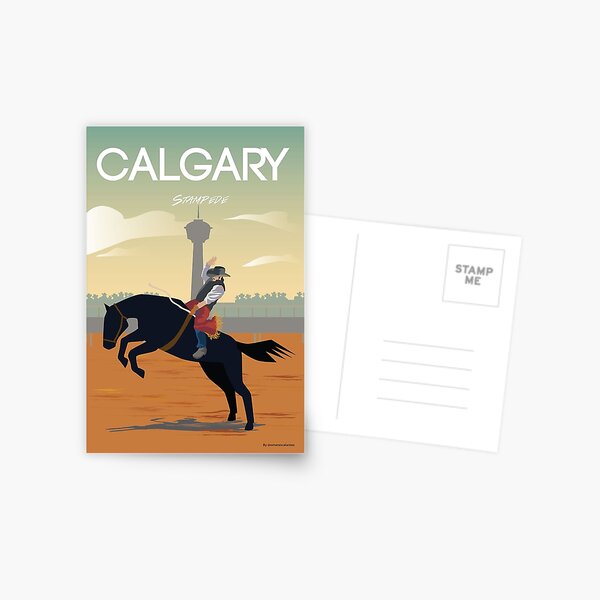 Aperçu de l'œuvre Rodéo du Stampede de Calgary à Calgary, Canada créée et vendue par Arctic frame studio.