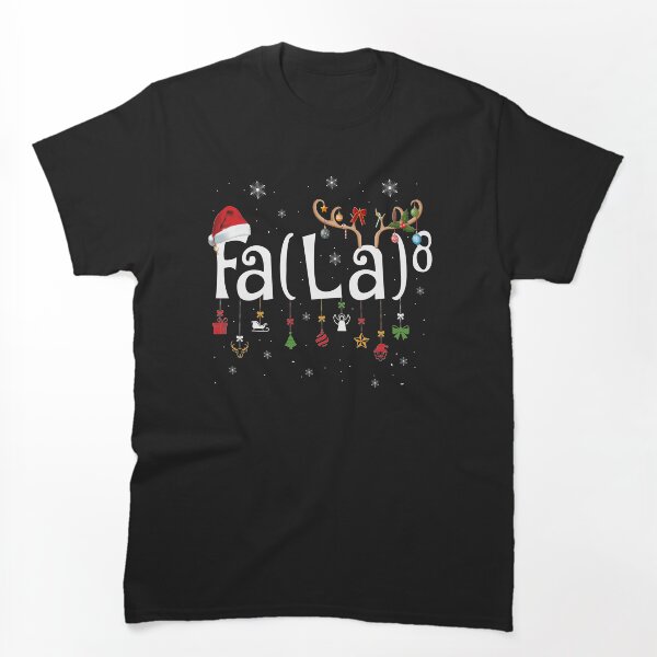 Aperçu de l'œuvre FA (LA)8 Funny Christmas Santa Fa La Math Funny Meme créée et vendue par Twan-Pas31.