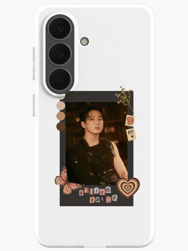Imagen 1 de 4, Funda de Samsung Galaxy con la obra SALUDOS DE LA TEMPORADA DE BTS 2022 - TARJETA FOTOGRÁFICA DE JUNGKOOK, diseñada y vendida por Loona7.